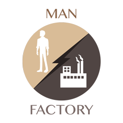 man vs factory icon
