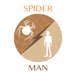 spider vs man icon