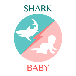 shark vs baby icon