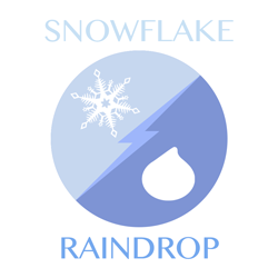 snowflake-raindrop