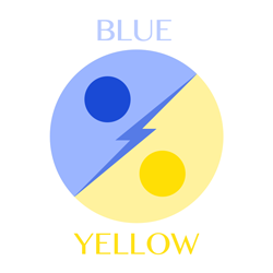 blue-yellow