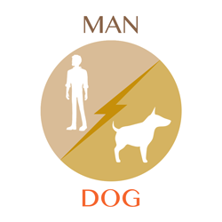 man-dog